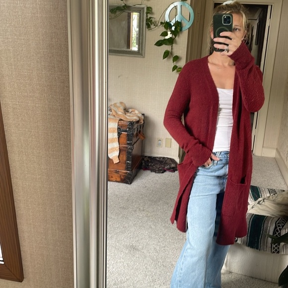 Madewell Wool Alpaca Comfy Maxi Cardigan - Picture 1 of 15
